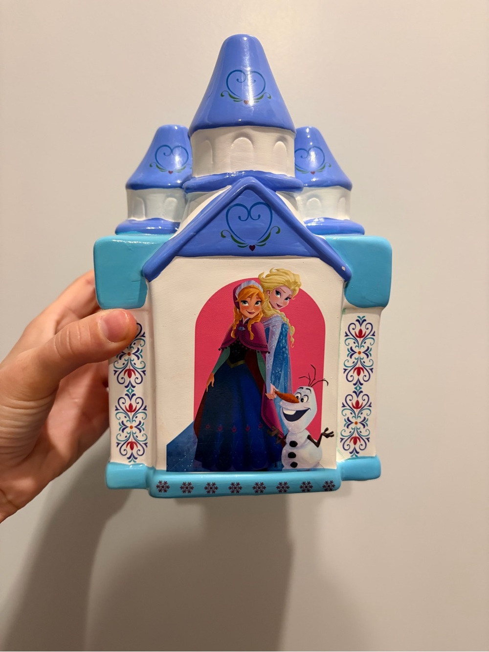 Castle Coin Bank with Frozen Characters